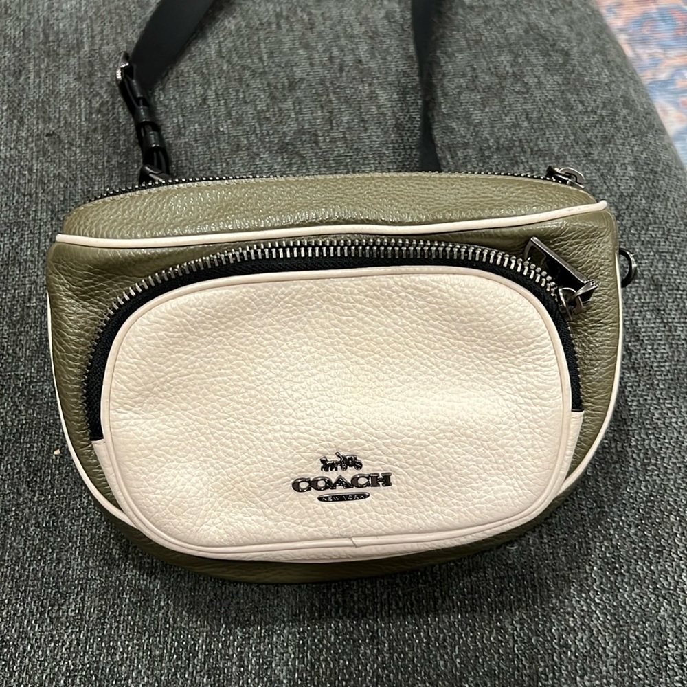 Coach leather crossbody bag